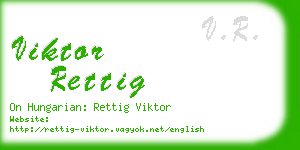 viktor rettig business card